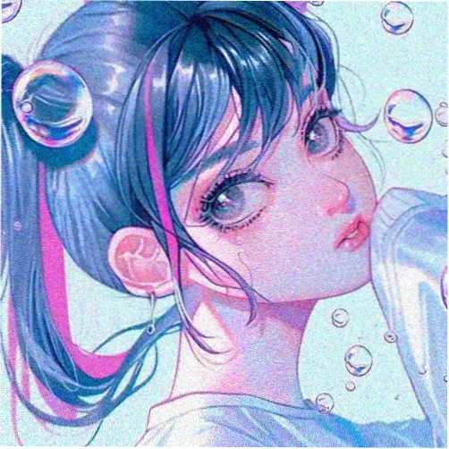 影迷头像：戴圆框眼镜的读者侧影